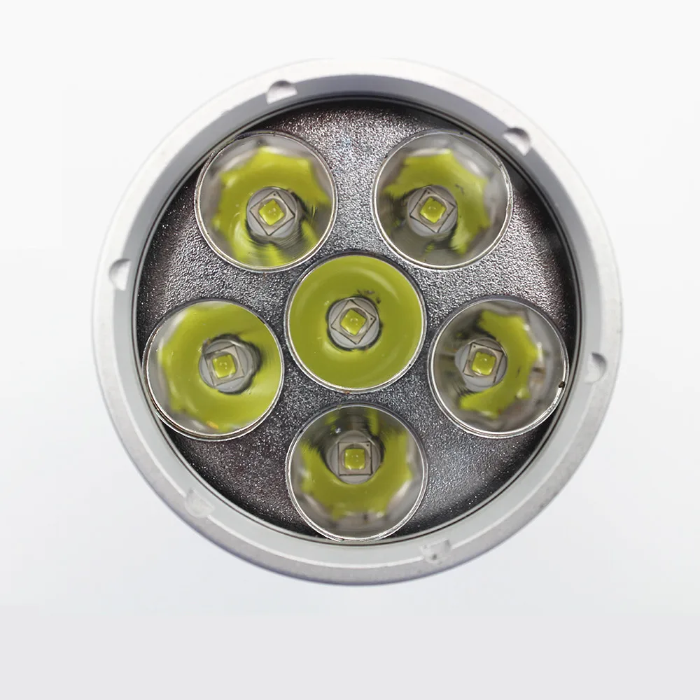 저렴한 방수 다이빙 손전등 6 X L2 LED 7200 루멘 수중 작업, 스쿠버 18650 토치 EU AC 충전기 구매 방수 다이빙 손전등 6 X L2 LED 7200 루멘 수중 작업, 스쿠버 18650 토치 EU AC 충전기