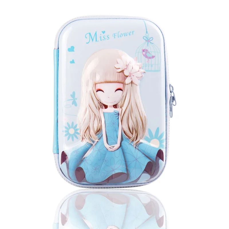 Милый пенал для девочек Kawaii EVA креативные школьные принадлежности большой