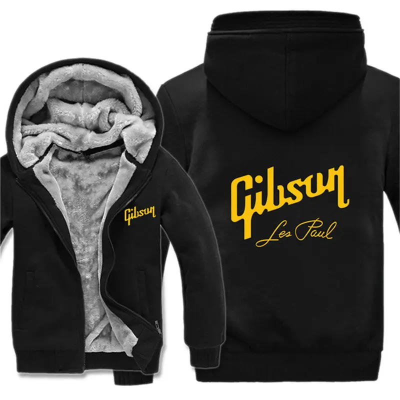 Зимние толстовки с капюшоном на молнии Gibson куртка пуловер Мужское пальто