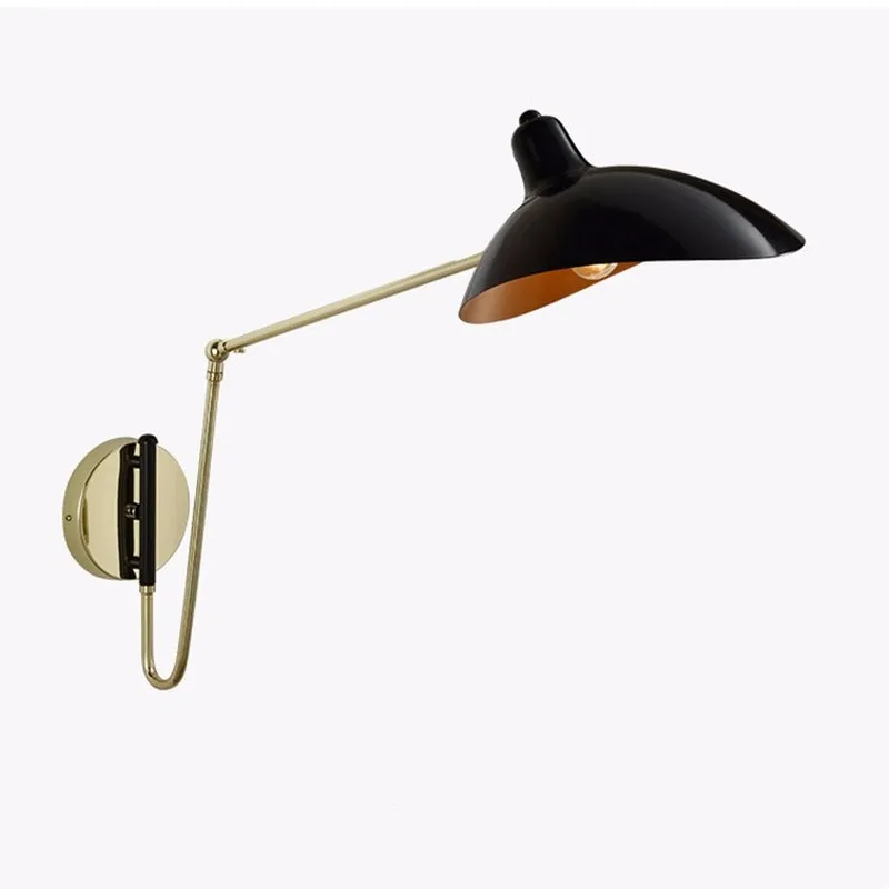 

Modern lamp Rotatable Arm Duck Mouth Industrial Wall Lamp Kitchen Bedroom Bedside Headlight Folding Led Wall Sconce Lighting