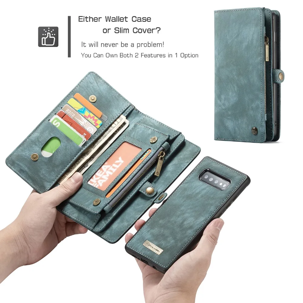 

CaseMe Business Leather Magnetic Wallet Case For Samsung Galaxy S10 Plus S10 Case Luxury For Galaxy S10E S10 Lite Flip Cover