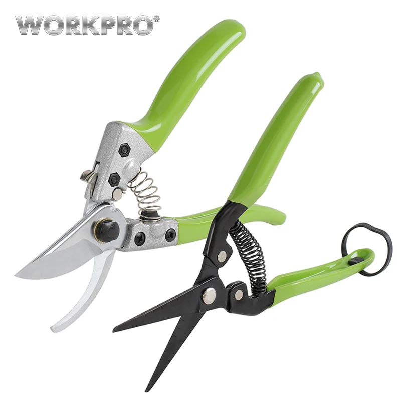 WORKPRO 2 шт. секатор набор " секатор и 7,5" садовые ножницы для садовых травяных ножниц