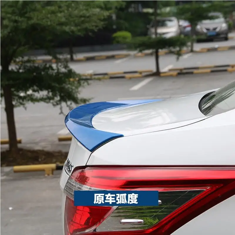 Для Toyota VIOS 2014 2017 Задний спойлер крыла багажник Спойлеры крыльев краски ABS 3M