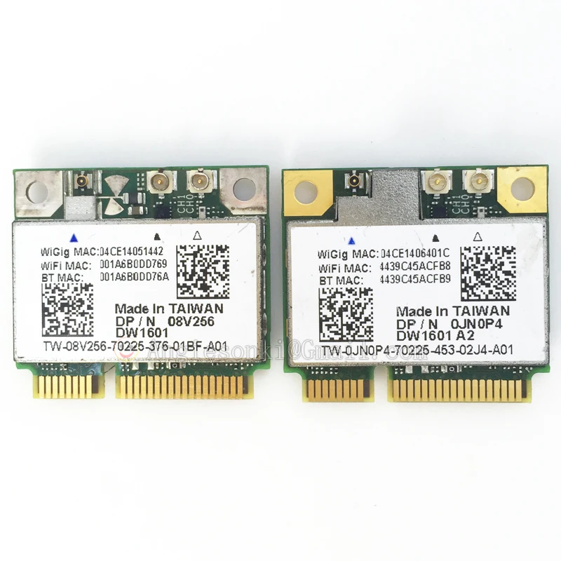 Беспроводная мини карта DW1601 QCA9005 8V256 WiGig 802.11AD 7 Гбит/с PCI E для ноутбуков Dell Latitude 6430u