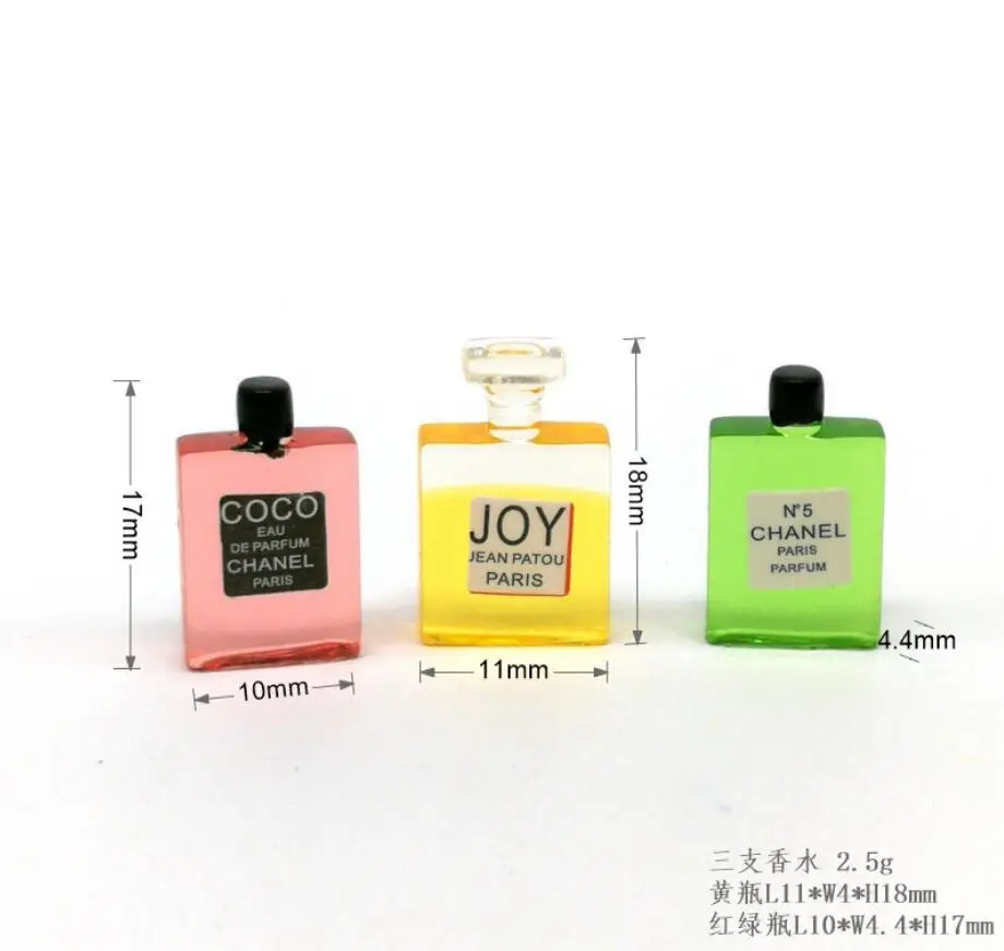 Аксессуары для кукольного домика 3 Мини бутылки духов|Куклы| |