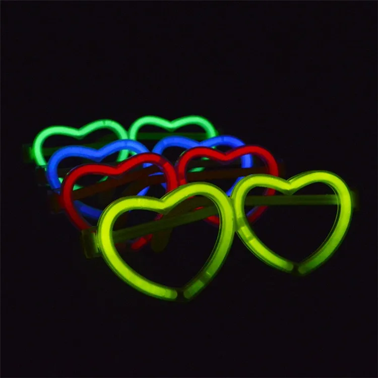 1000PCS Love Heart Shape Led Glasses Accessories Stick Frame Glow For Wedding Christmas Party Decoration | Дом и сад