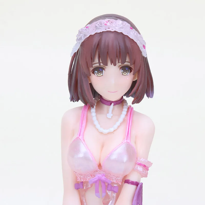 Аниме Saekano как растить скучную подругу katou Megumi пижамы девушка фигура ПВХ Фигурки Модель игрушки 12 см