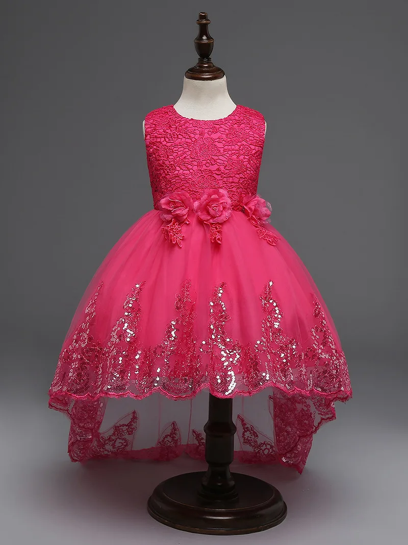 Классный дизайн Высокое качество Модное детское платье для девочек Платье