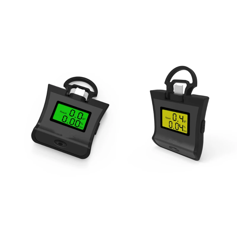 Цифровой алкотестер светодиодный анализатор дыхания для Android/IOS