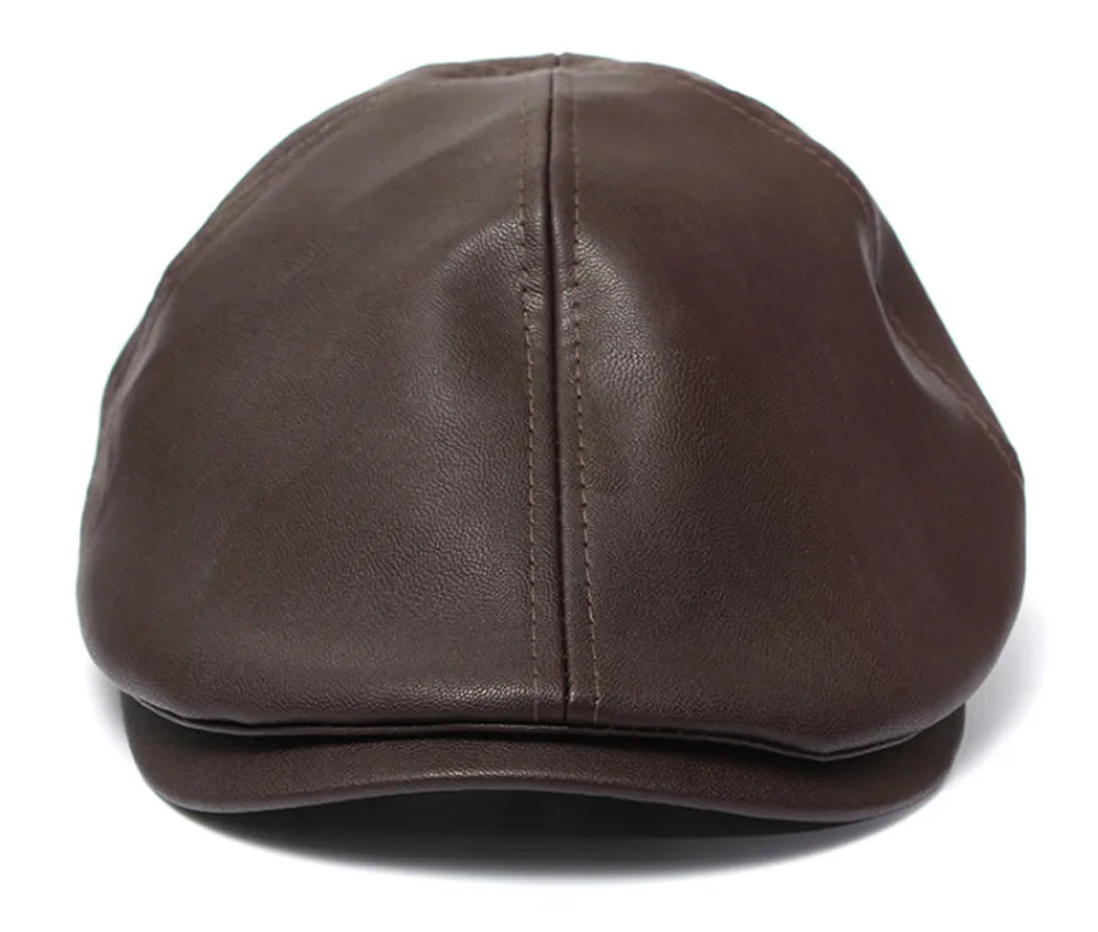 40 Beanie плоская кепка s мужской из натуральной кожи шляпы с утконосами береты ушанки черные повседневные кепки для мужчин винтажные зимние шапки для вождения