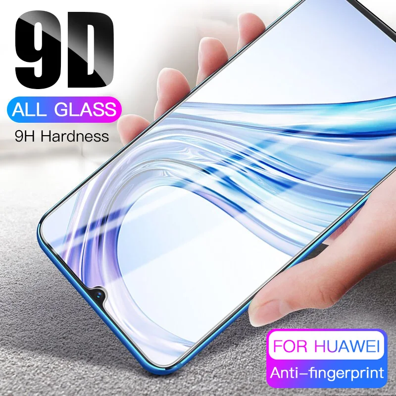 9D полное покрытие экрана Защитный стеклянный чехол для Huawei p20 p30 lite pro Закаленное