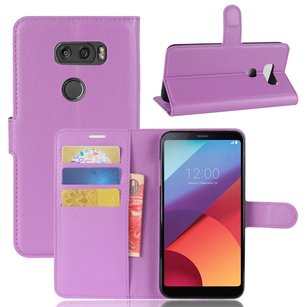 Чехол-портмоне с откидной крышкой из искусственной кожи с подставкой для LG V30 крышка Винтаж чехол для телефона чехол для V30 с отделением для карт