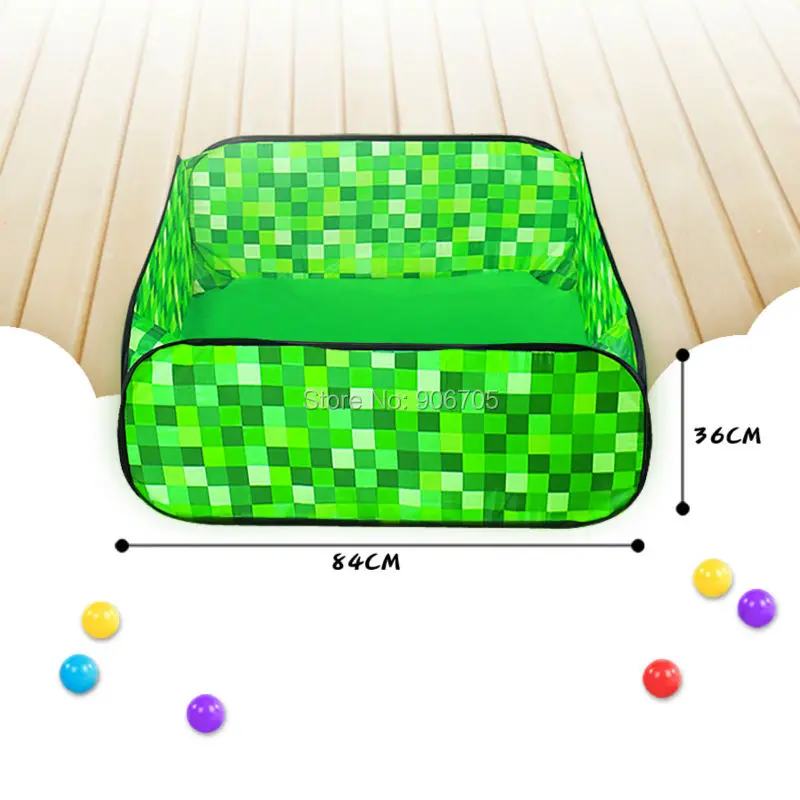 Шестигранная квадратная Игровая палатка с шариками для океана стрельбы Детская