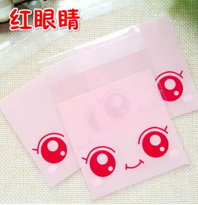 Самоклеящиеся подарочные пакеты для конфет и печенья 100 шт./лот|bag for|bags for candyeye print |