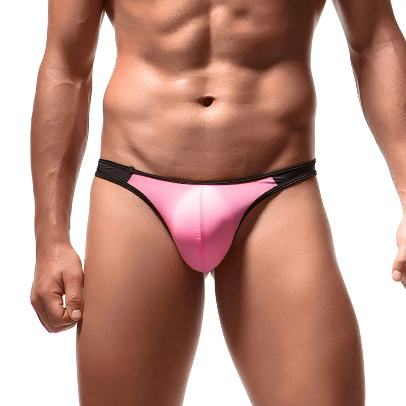 

Men Underwear Ultra-thin Seamless Patchwork Sexy Transparent Thong Bikini G-string Jocks Tanga Male Shorts Exotic T-back Panties
