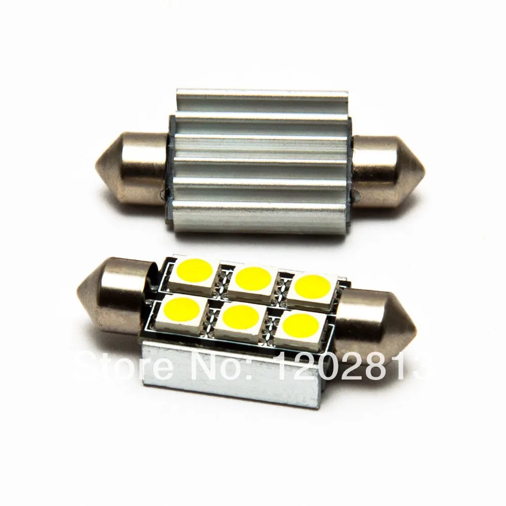Бесплатная доставка в продаже! Светодиодсветодиодный лампы SOFFITTE 6 SMD 36 мм C5W CANBUS