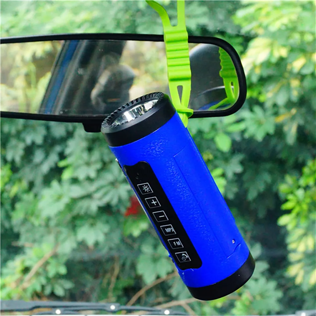 Многофункциональный уличный Bluetooth фонарик мини динамик проигрыватель радио