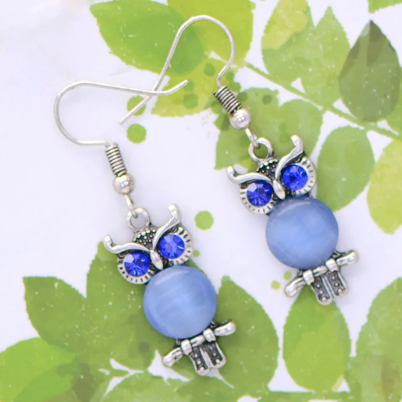 fashion vintage owl drop earrings for women | Украшения и аксессуары