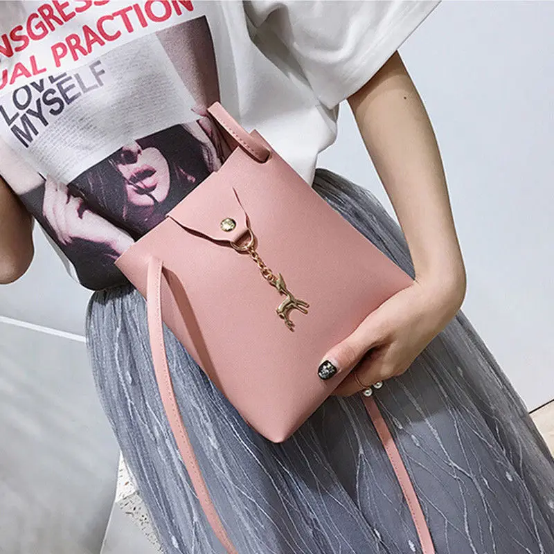 

US Women Bag Shoulder Bags Messenger Leather Handbags Vintage Crossbody Bag