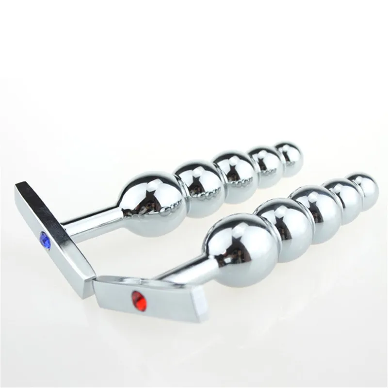 Metal Anal plug Toy Butt Plug Sex For Men And Women Booty anal Beads Drop shipping | Красота и здоровье