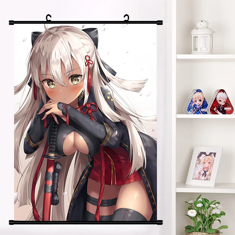 Аниме Fate/Grand для Okita Souji изменить Косплэй наклейки на стену панно настенные