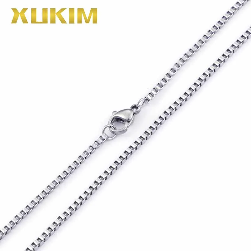 Ювелирные изделия XCN219 Xukim титановая сталь золотой цвет квадратная цепочка с