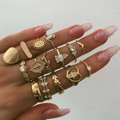 Винтажное кольцо в виде змеи кольца с животными 10 шт./компл.|Кольца| |