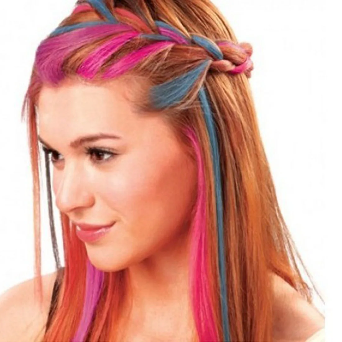 Лидер продаж 4 цвета s/набор порошок для волос мел окрашивания Мягкие пастели