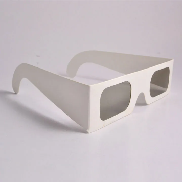 

Free shipping 100pcs/lot Paper Linear Polarized 3D Glasses in 45/135 degrees 3d glasses polarized