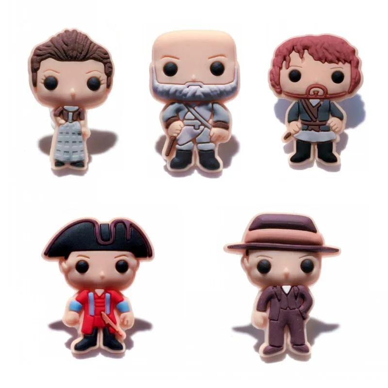 Шт. 1 шт. Outlander мультфильм мини цифры дизайн ПВХ Броши милый аксессуар шпильки значки на сумки/Одежда для вечерние детей Рождественская вечеринка подарки