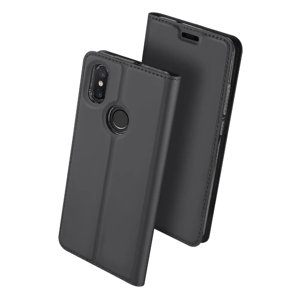 Стеклянная пленка подарок) DUX DUCIS роскошный Флип PU кожаный чехол для Xiaomi Mi8 кошелек