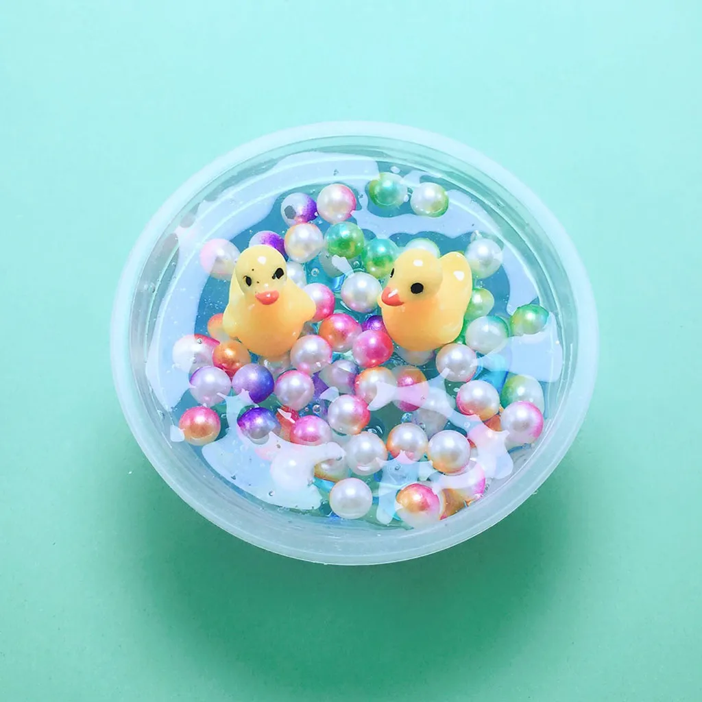 Моделирующая глина Очаровательная Милая утка цвет перламутровые слимки для