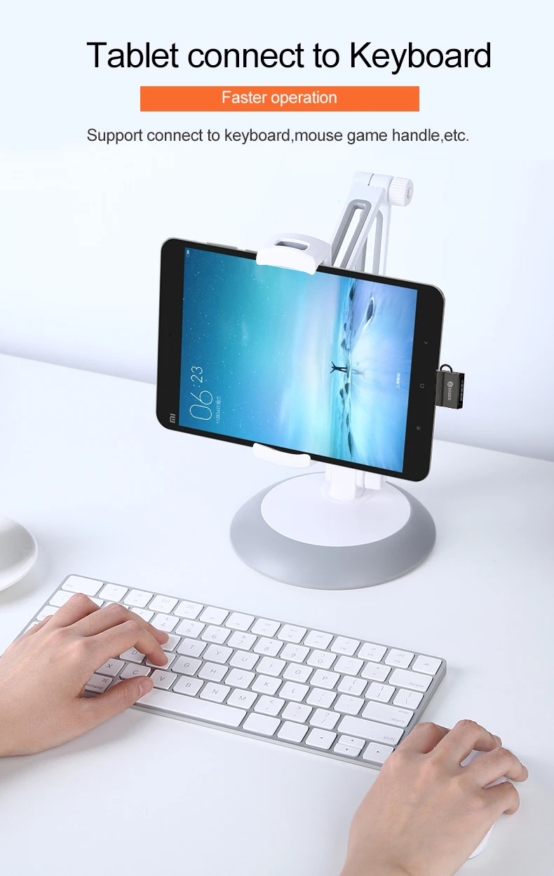 Адаптер Biaze OTG Micro USB в USB кабель конвертер адаптер Micro USB в USB 2,0 для samsung Xiaomi Android телефон для флеш-накопителя