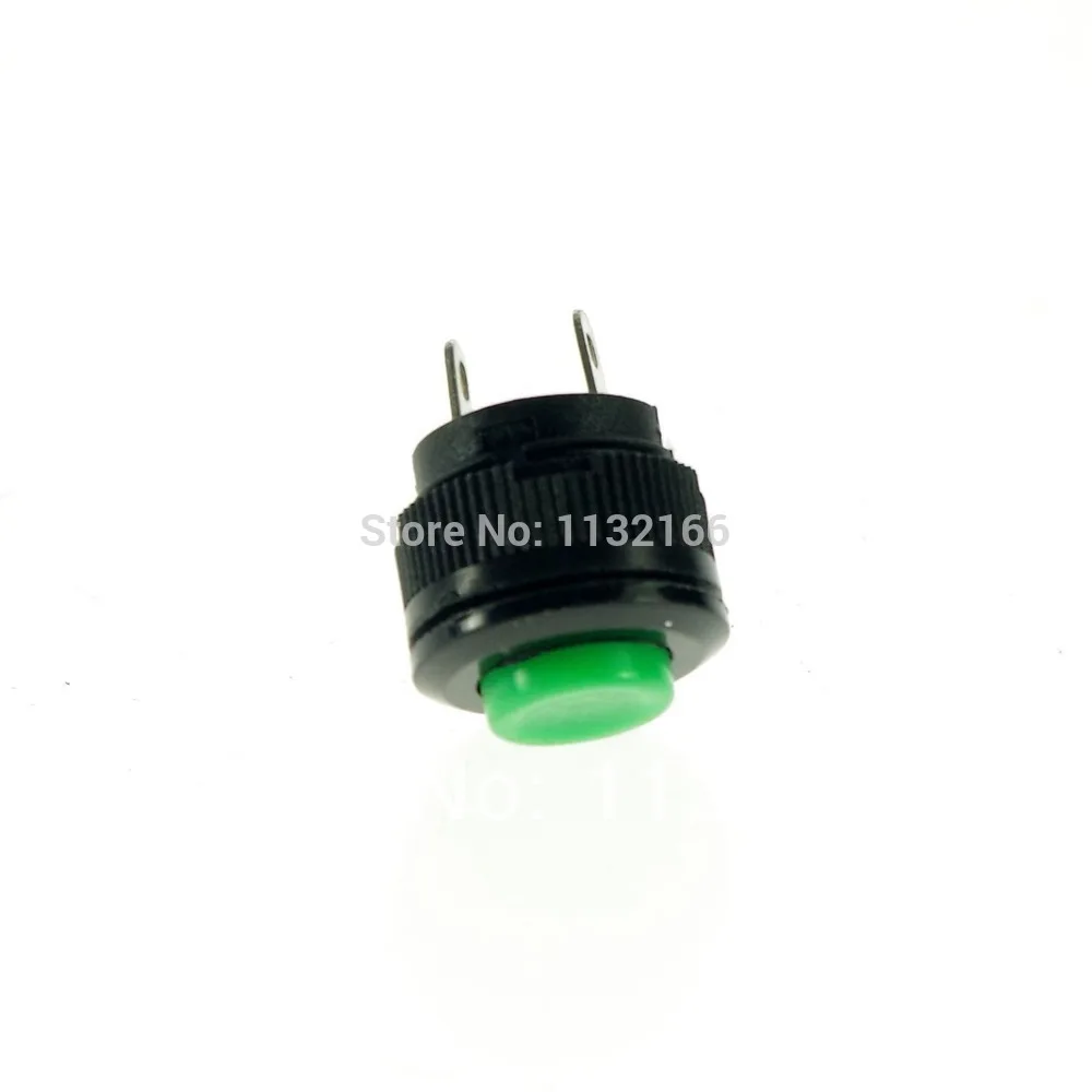14 мм отверстие зеленый NC 2 Pin SPST Мгновенный кнопочный переключатель|switch switch|switch