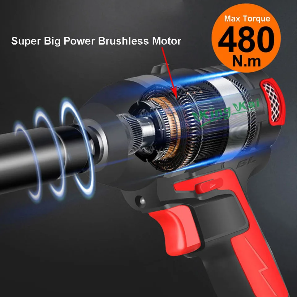 Аккумуляторная ударная дрель Y 480N/M 1/2 дюйма|electric wrench|impact wrench electriccar electric impact |
