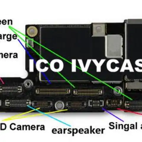Разъем для iPhone X FPC LCD/Touch/зарядная док-станция/камера заднего вида/точечная матрица/Wifi/динамик/инфракрасный сигнал/аккумулятор/включение