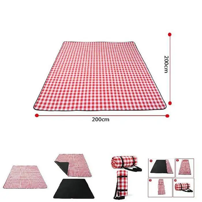 Коврики для пикника, уличные палатки, коврики для газона, красный, белый цвет, водонепроницаемая мембранная скатерть для пикника, пледы
