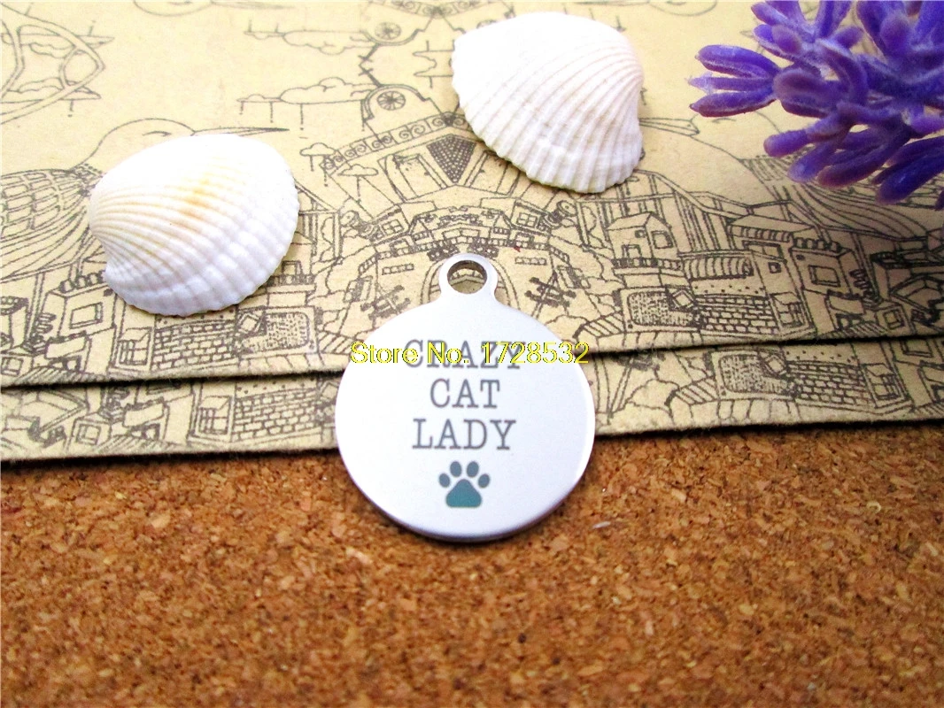 Подвески из нержавеющей стали crazy lady 20 шт. 5 стилей на выбор подвески сделай сам |