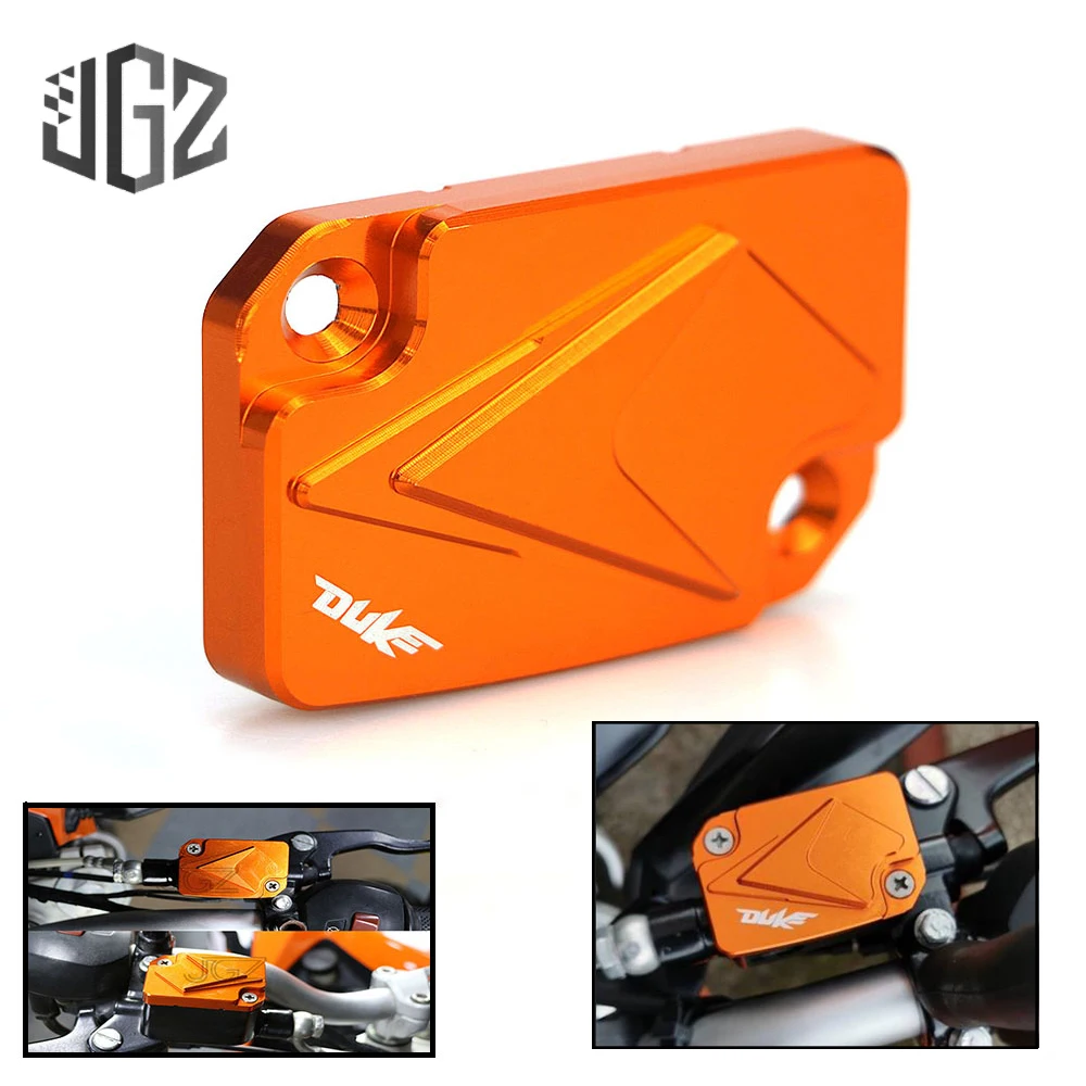 Оранжевый для KTM Duke 125 200 390 2013 2014 2015 2016 CNC алюминиевый передний тормозной резервуар