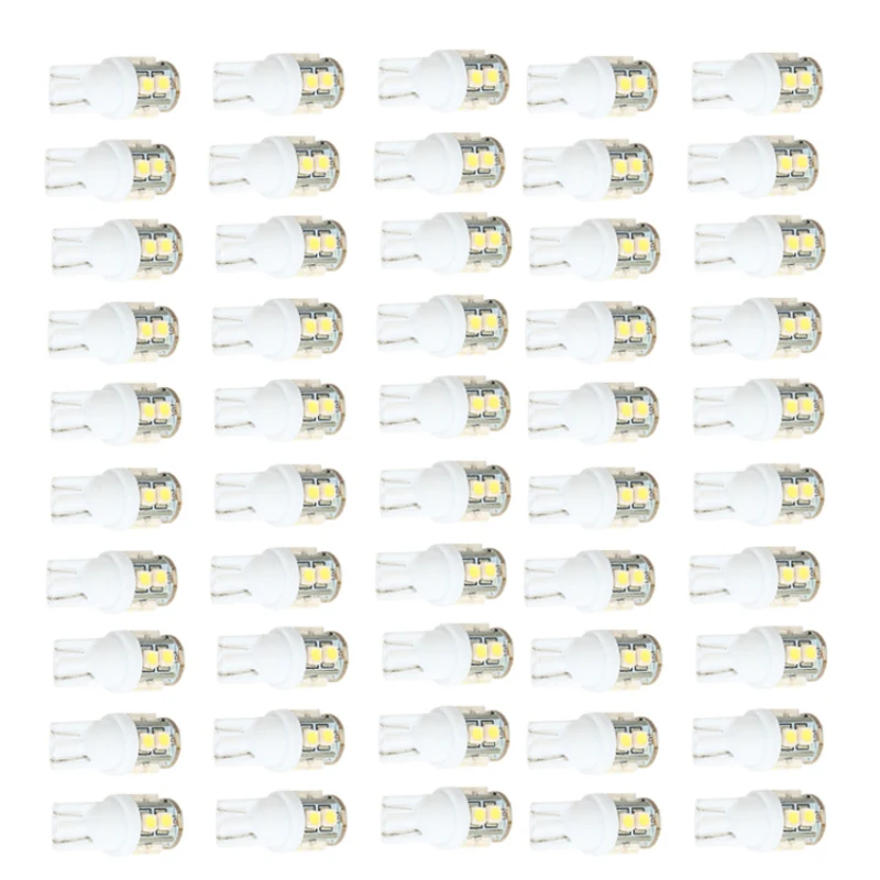 Posbay высококачественный автомобильный светодиодный белый светильник T10 10 SMD 1210