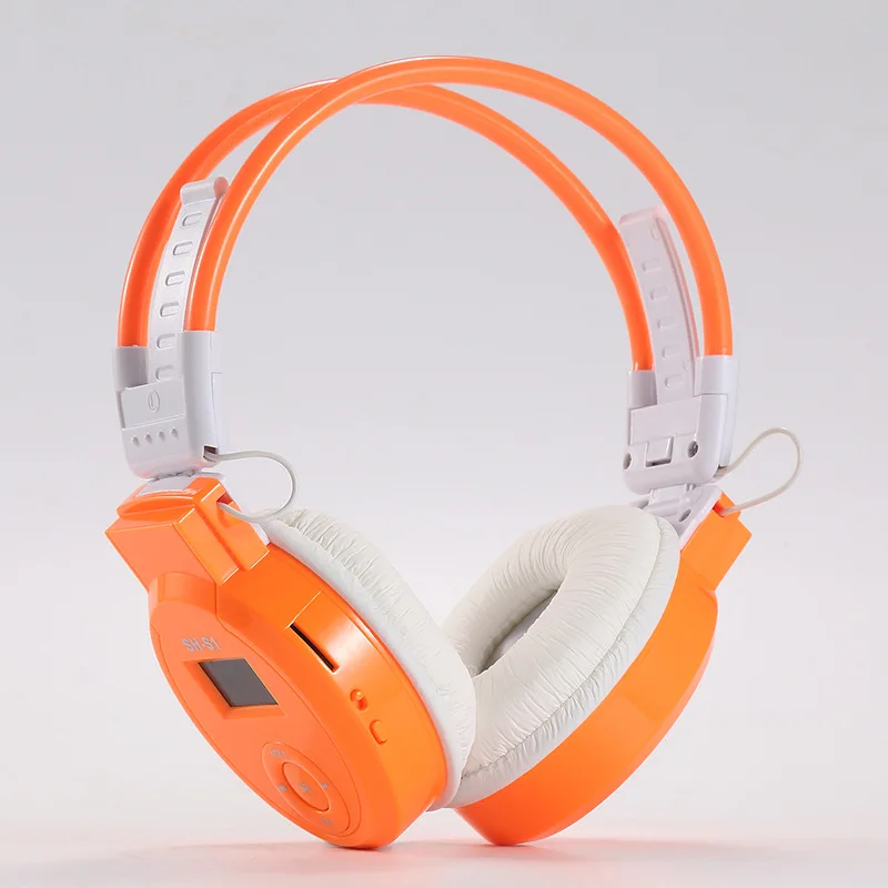 Orange Новое поступление SH-S1 Беспроводные спортивные наушники Поддержка TF карты \ FM радио AUX в функции Super Bass MP3 набор головок - Цвет: Orange