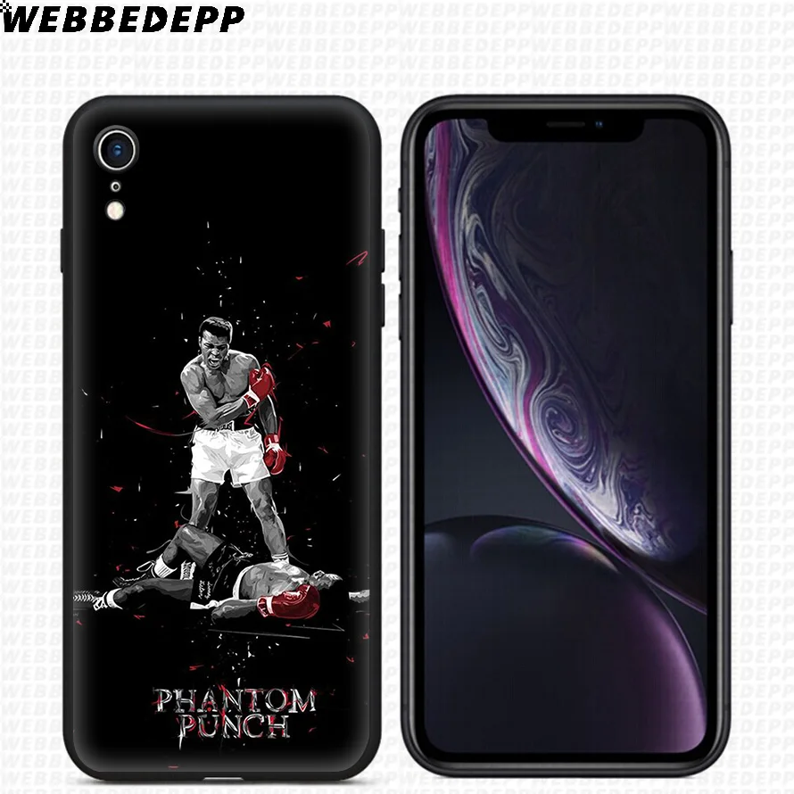 WEBBEDEPP Mike Tyson Boxing Soft Silicone Case for iPhone 11 Pro Xr Xs Max X or 10 8 7 6 6S Plus 5 5S SE |