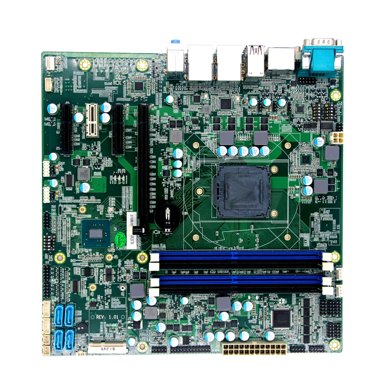 Материнская плата с дисплеем 4K Industrial MINI ITX разъемом LGA1151 и 4 разъемами DDR4 ram