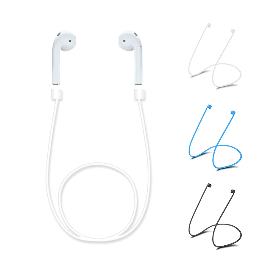 Для Airpods ремешок анти потерянный силиконовые наушники и ремешком в форме провода