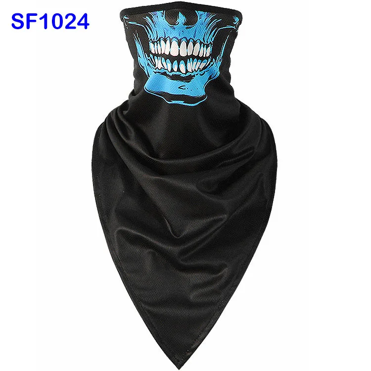 SF1024 WildSurfer плюс треугольные Braga Cuello походные шарфы для верховой езды дышащие полулицевые маски черепа велосипедная Лыжная бандана для рыбалки FJ37 - Цвет: SF1024