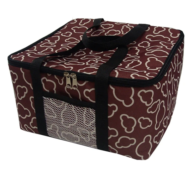 8 дюймовая симпатичная Термосумка для хранения пиццы изолированная сумка