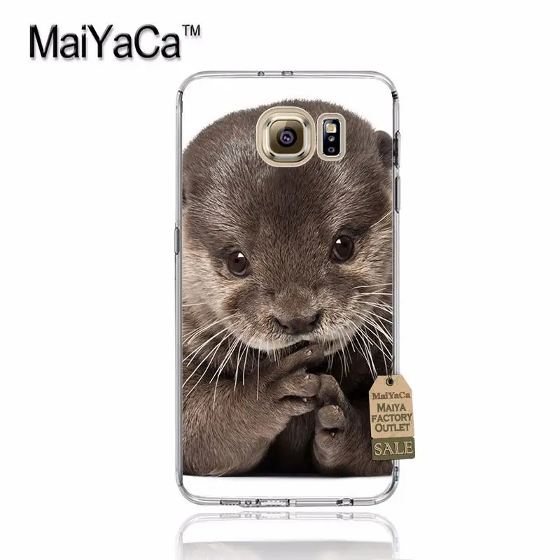 MaiYaCa sh3350 прекрасный вырезать выдра воды животного мягкий чехол для телефона из
