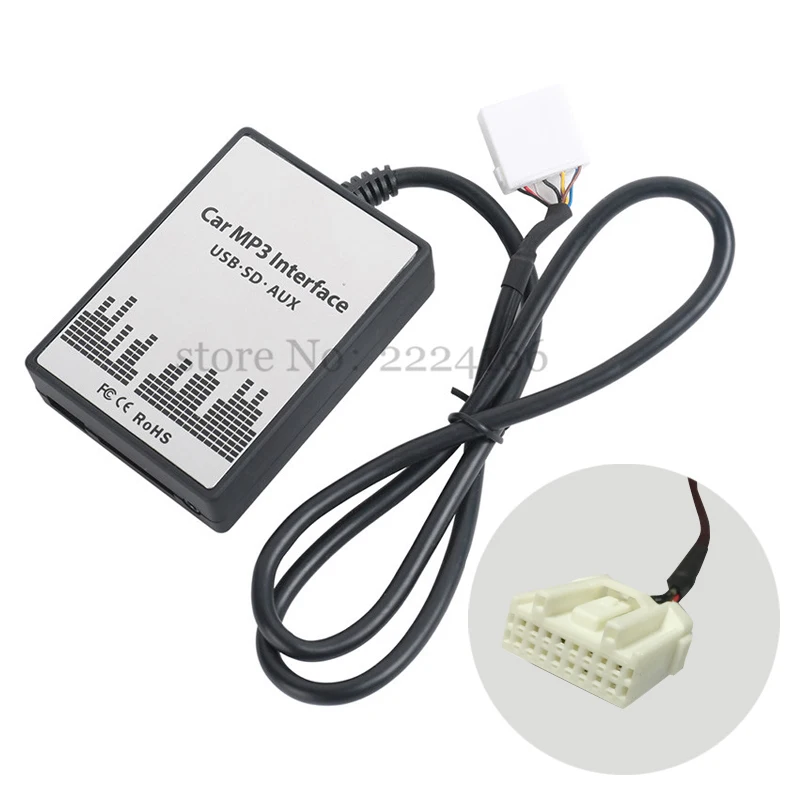 USB SD AUX Автомобильный mp3 музыкальный плеер адаптер для смены компакт дисков Mazda 2 3 5