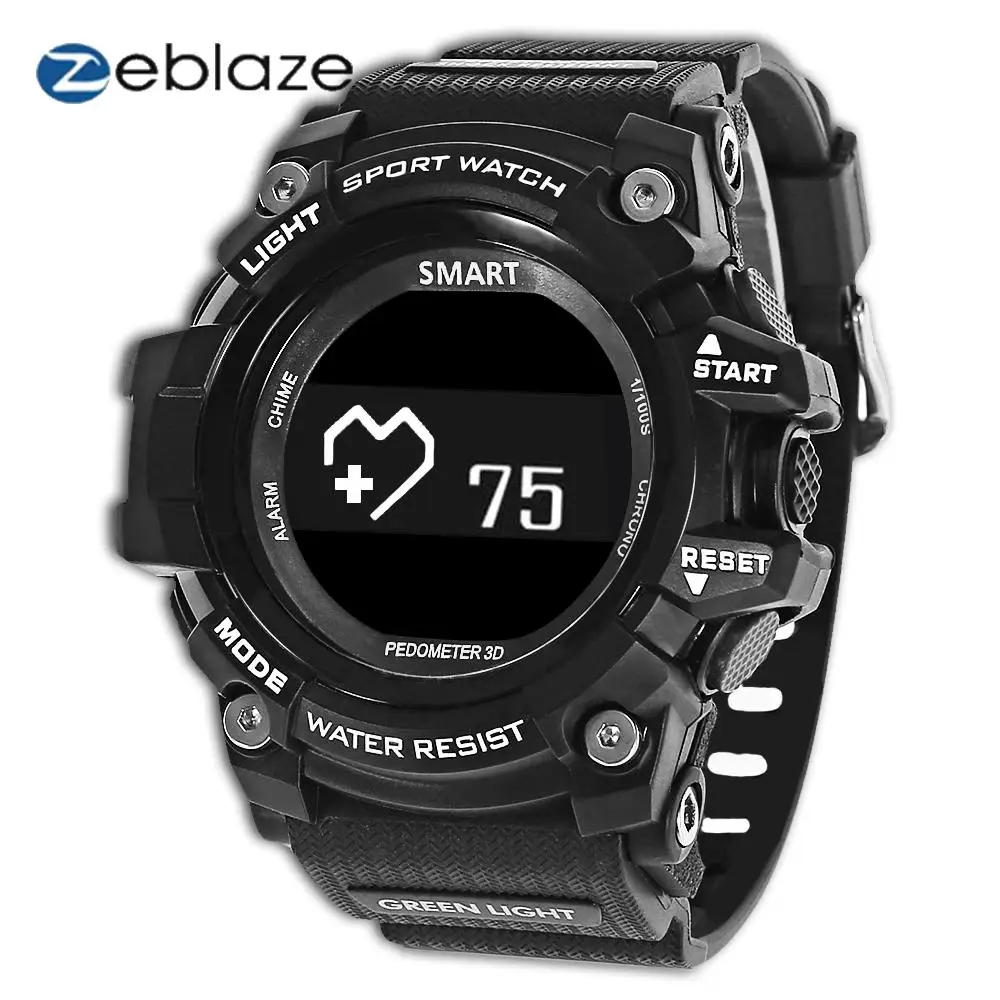Zeblaze BT4.0 Смарт спортивные часы 5ATM водонепроницаемый смарт-браслет монитор сердечного ритма во время сна шагомер калорий сигнализация Совместимость