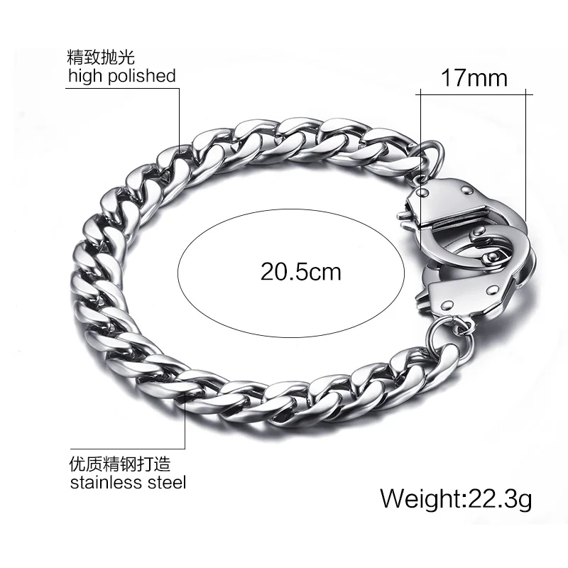 JHSL брендовые браслеты из нержавеющей стали серебряного цвета дизайнерские